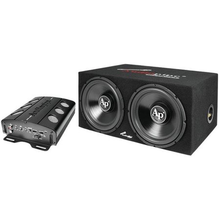 ALL LINE SCY APSB1299PP Audiopipe Dual 12 in. Loaded Bass Package APSB1299PP